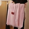 Manta de Cashmere Sintético, Manta Espessa para Cochilo no Escritório, Manta Pequena de Fleece de Coral, Xale para Sofá com Ar Condicionado, Manta Cobertora para Uso na Cama