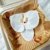 Flor artificial Phalaenopsis flor 3D de película cabeza de flor estilo ramillete regalo de mano LV Fu regalo DIY caja de regalo decoración de boda