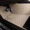 Tapetes de Chão para Carro para o Assento Principal do Motorista, Tapetes de Chão de Peça Única para Passageiro Dianteiro e Traseiro, Tapetes de Chão DIY com Argola de Arame