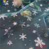 Malha de floco de neve prata quente Rede macia Frozen para adereços de fotografia fundo pano decorativo