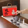 Ciudad Prohibida Cultural y Creativo Fulu Tetera de Cerámica Juego de Té Chino Kung Fu Té Set de Aromaterapia Souvenir de Empresa
