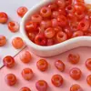 Cuentas de Cubo de Color Gelatina Acrílica Manchadas con Agujero Grande Cuentas Sueltas Material para Ensartar Pulseras Collares Hechos a Mano DIY Accesorios de Joyería