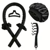 Set de herramientas para rizar: Rizador sin calor con scrunchie, Combinación de gorro para rizos grandes, No daña el cabello, Juego de rizadores transfronterizo