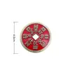 Moneda de dinero Shanggui, llavero de moneda de cinabrio con aceite rojo, colgante antiguo, pequeño recuerdo para zonas escénicas, colgante de moneda de cobre, al por mayor para vendedores ambulantes