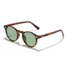 Gafas de Sol Redondas con Montura de Carey Personalizadas Transfronterizas Anti-UV Gafas Estudiantiles Anti-Luz Azul Gafas de Sol