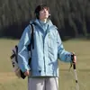 Chaqueta de Asalto para Exteriores Tres en Uno Nasa para Hombre Primavera y Otoño 2025 Nueva Impermeable Cortavientos de Montañismo Chaqueta de Trabajo
