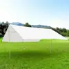 Dossel de acampamento ao ar livre, tecido prateado, à prova d'água, protetor solar, tecido Oxford 210D, espessamento aumentado, à prova de chuva, cobertura de proteção solar, atacado