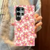 A capa de celular de verão mais vendida da Temu, rosa fresco com estampa floral, para Samsung S22 Ultra, para meninas, com toque de luxo