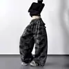 Pantalones Camuflados Holgados de Street Dance de Moda 2026 Súper Populares Primavera y Otoño Nuevo Estilo Ajuste Holgado para Personas Altas Pantalones Anchos Casuales Únicos