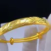 Pulsera Abierta de Metal Ojo de Gato para Mujer, Venta Directa de Fábrica, En Stock, Joyería Sólida de Gama Alta, Soporta Dropshipping