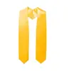 Vendas Diretas de Fábrica Temporada de Formatura Fita Alça de Ombro Cerimonial Cor Sólida Fita Cerimonial de Formatura Xale de Honra com Borla Estampagem Dourada