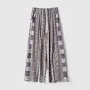Pantalones de Rayón Anchos para Mujer, Listos para Usar, Lavables, No Encogen, Adecuados como Ropa Exterior, Pantalones Cortos, Ropa Fresca de Verano para Mujer