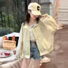 Ropa de Protección Solar de Verano para Niñas 2026 Nueva Moda Estilo Coreano Casual Tops con Letras para Niños Mayores Ropa Infantil Transfronteriza