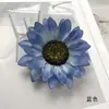 Flor de Sardinella de Outono Simulada Cabeça de Flor DIY Girassol Retrô Material Decorativo Adorno de Cabeça Flor Artificial Fotografia Ornamentos Florais
