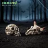 Nuevo producto transfronterizo: Cráneo de animal de cuervo, accesorios de decoración DIY para botellas ecológicas, paisaje en miniatura, pequeño adorno de escritorio
