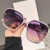 Nuevas Gafas de Sol para Mujer Moda Europea y Americana Versátiles Gafas de Sol Retro Anti-UV Gafas de Sol con Visera para Hombre