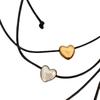 Colar com Pingente Febre de Amor Feminino Verão Design de Alto Padrão Nicho Renda Cordão Corrente de Clavícula Corrente de Pescoço Ajustável