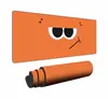 Mousepad simples de rosto sorridente, extra grande, resistente a manchas, tapete de mesa minimalista, base para teclado de computador de escritório, com bordas reforçadas, ampliado e espessado