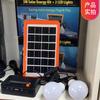 Luz Solar LED com 2 Lâmpadas de Baixa Tensão 9W, Pode Ser Carregada por Celular, Painel Solar de Economia de Energia, Lâmpada Solar