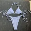Bikini sexy de tres piezas nuevo europeo y americano 2026 con pequeños detalles recortados, transfronterizo, AliExpress