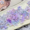Mabei Dazzle Lirios Coloridos DIY Accesorios de Flor de Concha Pendientes Collar Tocados Antiguos Pasador Borla Carrillones de Viento
