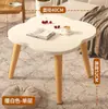 Mesa de Centro Pequeña para Mirador, Mesa de Té Pequeña para Balcón, Mesa Pequeña de Tatami para Piso de Dormitorio, Escritorio, Mesa Baja, Mesa Auxiliar Simple, Mesa Kang