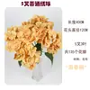 5 Flores de Hortensia Artificiales para Decoración, Flores de Seda para Arreglo de Techo en Salones de Ceremonias, Flores Falsas para Decoración de Bodas y Decoración del Hogar