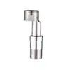 Conector Curvo Acessórios para Torneira de Chuveiro 360 graus Universal Rotativo, Extensível, Alongado Adaptador de Canto com Diâmetro Variável e Perna Curva Excêntrica.