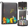 Álbum de Tarjetas para Bebé Amazon de 4 Compartimentos con Cremallera PU9 Álbum de Almacenamiento de Tarjetas Pokemon de Hojas Sueltas Dream Mini Card