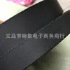 Fita Plana de Tecido Denso de Nylon Imitação, Cores Preto e Branco, Fita Oca para Alças de Mochila, Alças de Mão, Cintos de Segurança de Cadeirinha Infantil