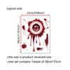 Adesivo de parede autoadesivo de monstro de lábios de Halloween de terror AFH Cross-border Toilet Toilet Toilet Decoration Ghost Hand Wall Sticker Lote
