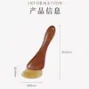 Palo de masaje de cuerno de sándalo natural, herramienta gua sha, lifting facial, masaje para el contorno de ojos, palo de masaje para puntos de acupuntura, para líneas finas y uso en todo el cuerpo