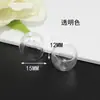 Tampa de Vidro Semicírculo Hemisférico Cor Transparente Colorida Frasco de Vidro Acessórios para Joias Artesanais DIY Material para Pingente de Colar