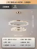Lustre de sala de estar de luxo leve estilo italiano, luminária circular de sala de jantar, modelo de sala de designer minimalista moderno, luminária de quarto da moda