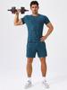 Camiseta Deportiva de Manga Corta Holgada para Hombre, Fresca, Transpirable, para Correr al Aire Libre, Ocio, Entrenamiento Físico, Secado Rápido 51231