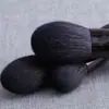Set de Brochas de Maquillaje para Sombras de Ojos y Polvos 12 Puntas Finas de Lana Set de Herramientas de Belleza Facial Brocha Fijación de Maquillaje