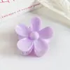 Presilha de Flor Gradiente de Mármore Transfronteiriça Personalidade da Moda Nova Presilha de Tubarão Presilha para Cabelo na Nuca Atacado para Mulheres