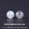 Colección de cuentas de cristal natural y cuentas sueltas para pulseras y brazaletes hechos a mano DIY, acuamarina, cristal rosa, accesorios de cristal azul