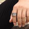 Anillo de Pluma Estilo Indio, Anillos Retro Europeos y Americanos para Hombres y Mujeres, Accesorios de Nicho, Suministro Transfronterizo, Venta al por Mayor por Fabricante