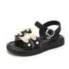 Sandalias de Niña Verano 2026 Nuevo Estilo Zapatos de Playa Abiertos para Niñas Mayores Elegantes Sandalias de Princesa