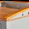 Mesa Multifuncional de Aço para o Púlpito da Console Central, Púlpito Multimídia para a Sala de Aula, Púlpito para Professor Escolar, Metabo