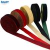 Cinta de Terciopelo con Borde Dorado, Cinta de Terciopelo DIY Envoltura de Regalo de Navidad, Tocado Flocado, Accesorios para el Cabello, Tejido de Lazo