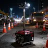 Plataforma de Iluminação Inteligente Móvel, Luz de Trabalho Ajustável, Sistema de Iluminação de Emergência LED, Iluminação Direcionada e Difusa