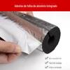 Tubo de plástico de borracha autoadesivo de folha de alumínio aberto Tubo de incêndio PPR tubo de isolamento autoadesivo solar tubo de plástico de borracha interno e externo
