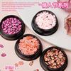 Decoraciones mixtas de San Valentín corazón de amor pieza de arcilla polimérica ultrafina pieza de cerámica pintada parche para uñas es material de juguete hecho a mano