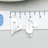 1 novo pingente de liga de prata brilhante letras série asas do amor pingente acessórios para pulseira colar DIY
