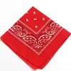 Lenço Bandana Quadrado Algodão Lenço de Cabeça Estampa Paisley Dança de Rua Cultural e Criativo Brindes Logo Personalizado Impresso Algodão