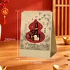 Calendario de escritorio decorativo premium 2027 Año del Cordero hecho de papel kraft de alta calidad, disponible para personalización corporativa y con publicidad personalizada