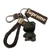Llavero de Oso Estrella para Coche Colgante de Dibujos Animados Pareja Genial Hombres y Mujeres Exquisito Lindo Pequeño Regalo Venta al por Mayor