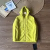 Capas para exteriores en otoño e invierno: chaqueta unisex con capucha gruesa, cierre completo, forro polar de doble cara. 13653